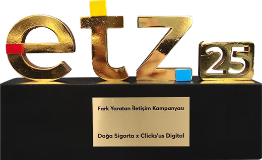Fark Yaratan İletişim Kampanyası ödülü